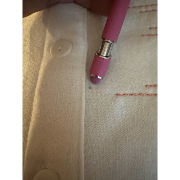 VINTAGE x SHENANIGANS Cardigan Sweater Womens Sz L Embroidered Birds Cottagecore - Picture 11 of 16